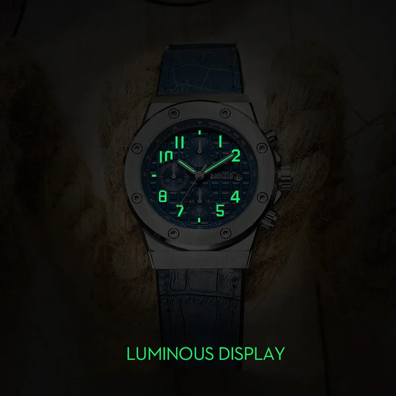 Часы мужские кварцевые с хронографом и силиконовым ремешком|Мужские спортивные