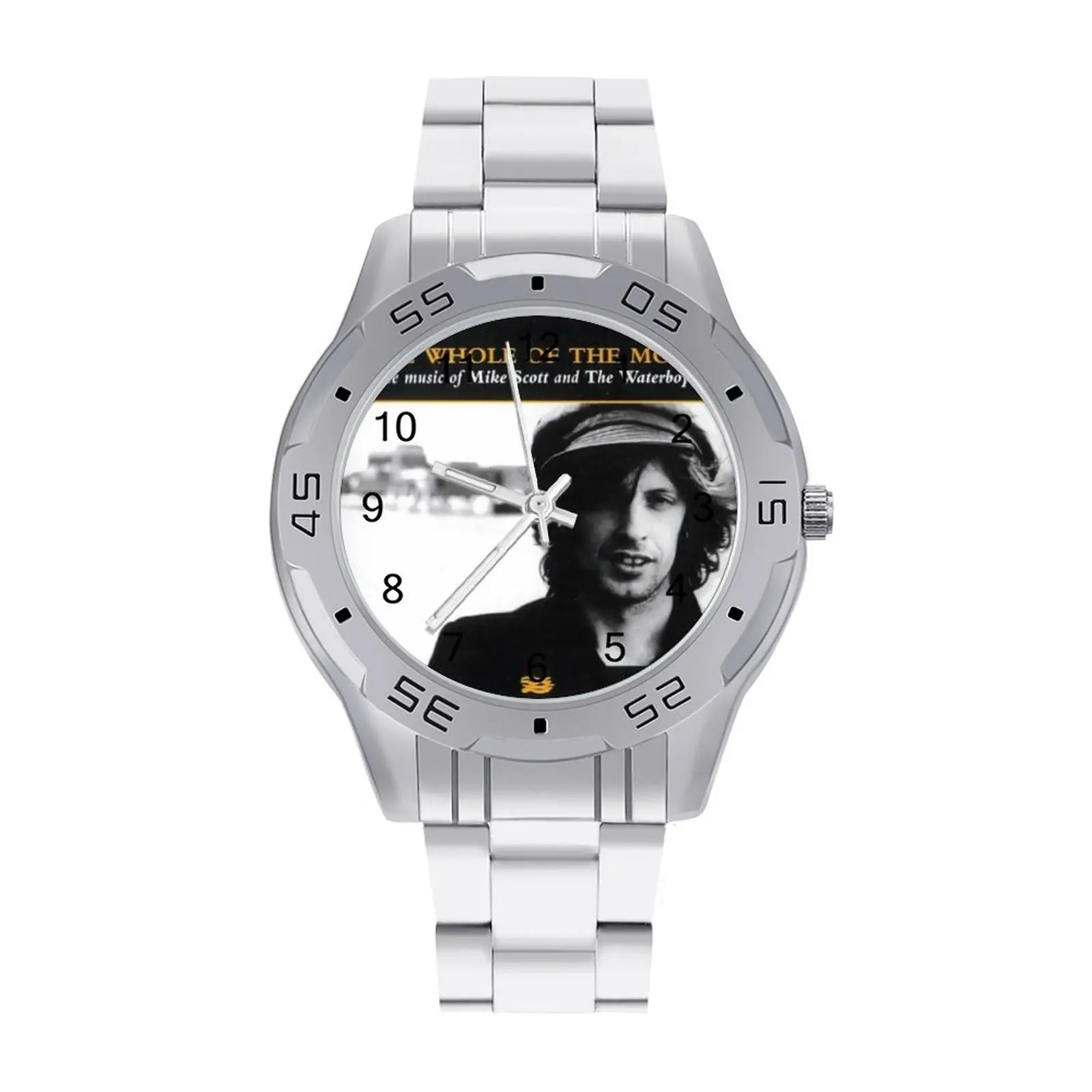 

Punk Rock Quartz Watch Sport Unisex Wrist Watch Steel Photo New Girl Wristwatch