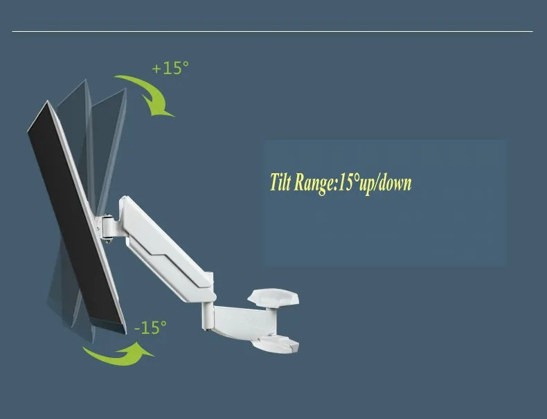 32 &quot~ 42&quot Полное движение газа весна ТВ настенное крепление вращающийся