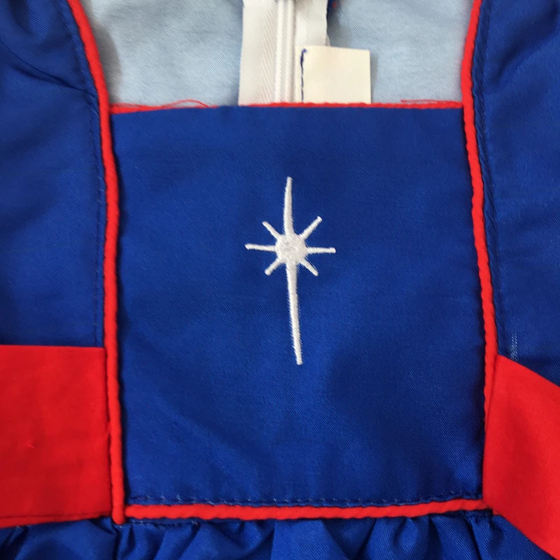 Модное рождественское платье для девочек хлопковая одежда с рождественским