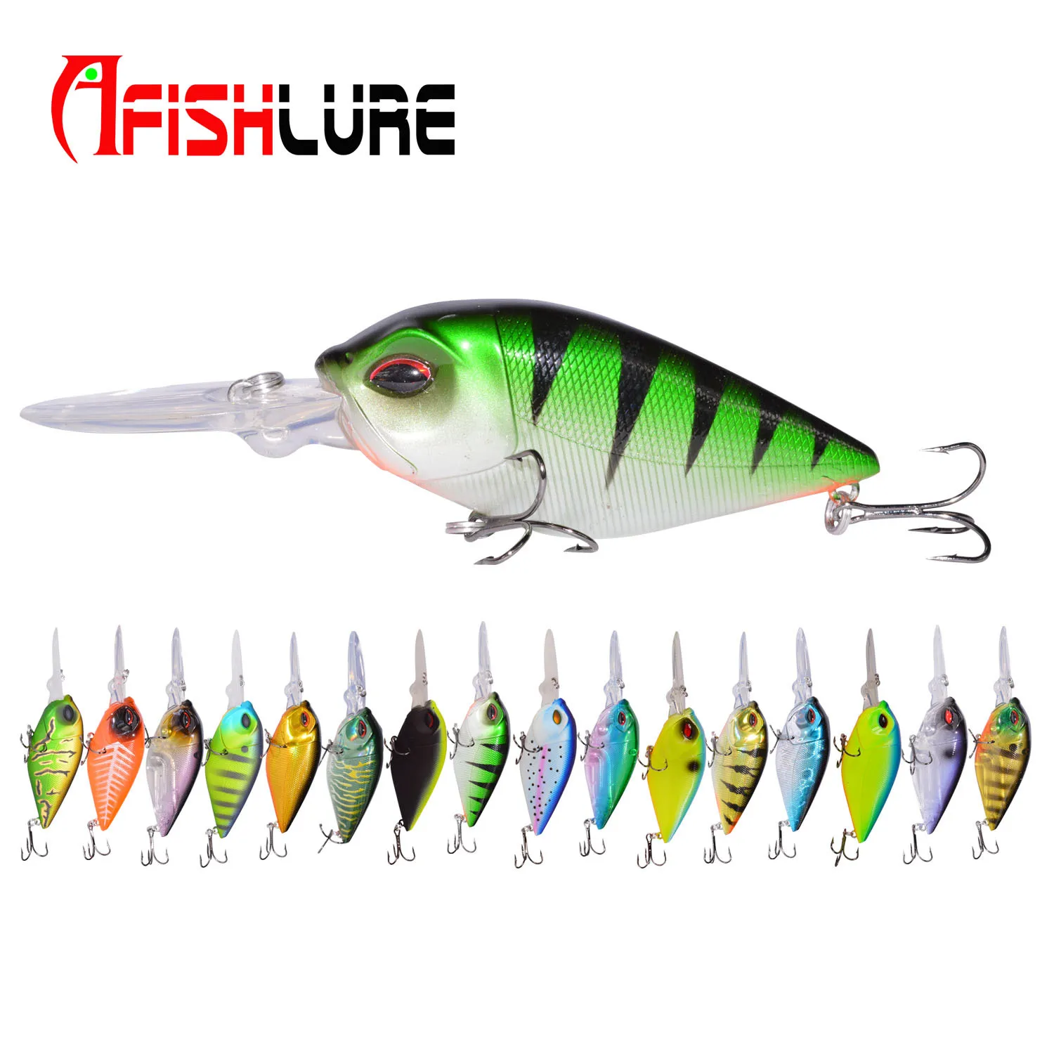 

Afishlure Sinking Small Game Fishing Minnnow Hard Bait Lure 112mm 17.5G Fake Bait Big Deep Diving Crankbait