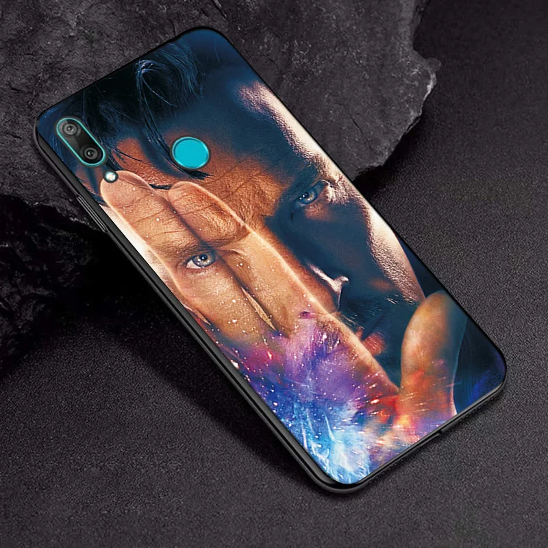 TPUBLK651 Чехол для телефона huawei Y6 чехол герои марвел huawei Y6 Prime черный чехол ТПУ для huawei Y6 Y6 задняя крышка - Цвет: TPUBLK651