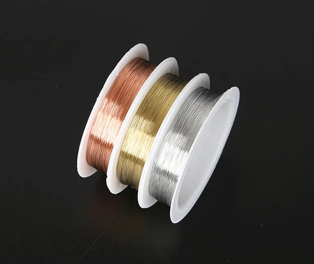 Медная проволока ручной работы для изготовления ювелирных изделий золотая