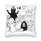 Барбапапа, мультяшный чехол для подушки, двусторонняя 3D печать, напольная подушка, чехол для автомобиля, модная декоративная подушка