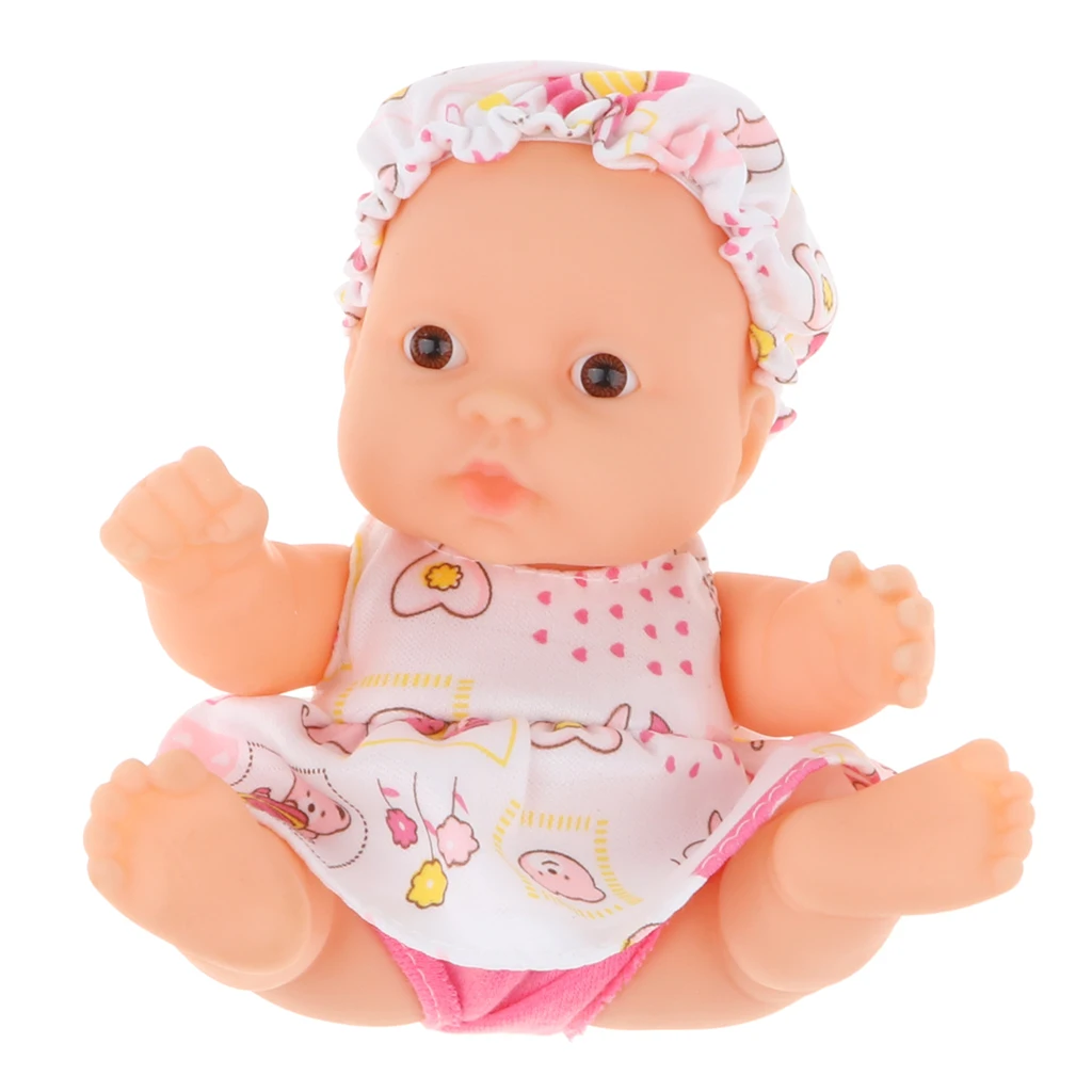 13cm Simulation Baby Doll Soft Body Play Toy Kids Toddler Educational | Игрушки и хобби