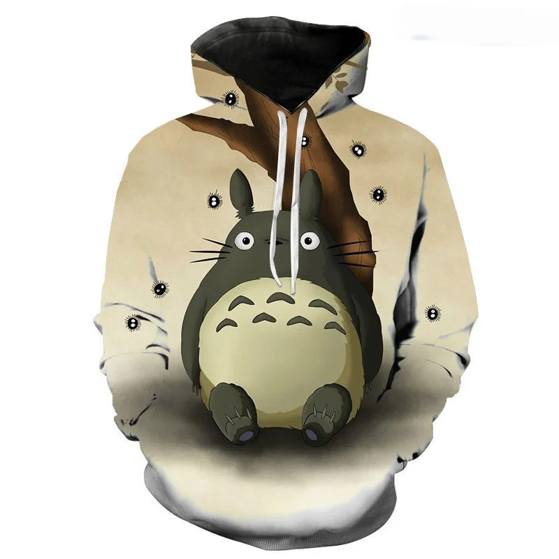 

Totoro Sweatshirts Hoodies 3D Printed Boy Girl Kids Fashion Men Women Children Hoodies