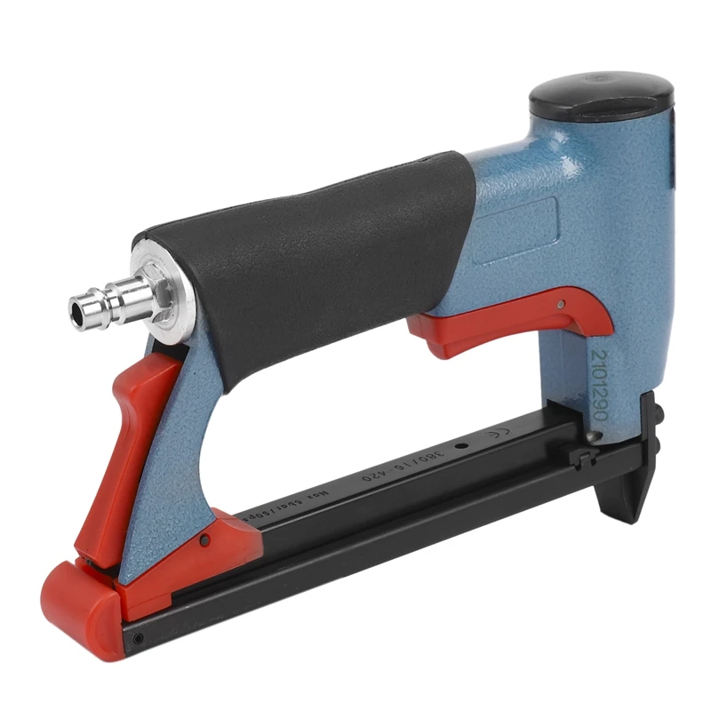 1/2 Inch Pneumatic Air Stapler Nailer Fine Tool For Furniture Blue 4-16Mm Woodworking Power To | Инструменты