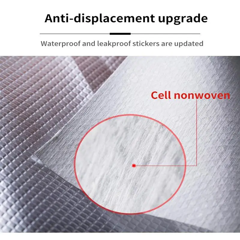 Алюминиевая фольга 3 м/5 м/10 м Бутилкаучуковая лента самоклеящаяся устойчивая к