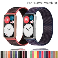 nylon band for huawei watch fit strap smartwatch accessories loop wristband belt bracelet huawei watch fit 2021 strap
