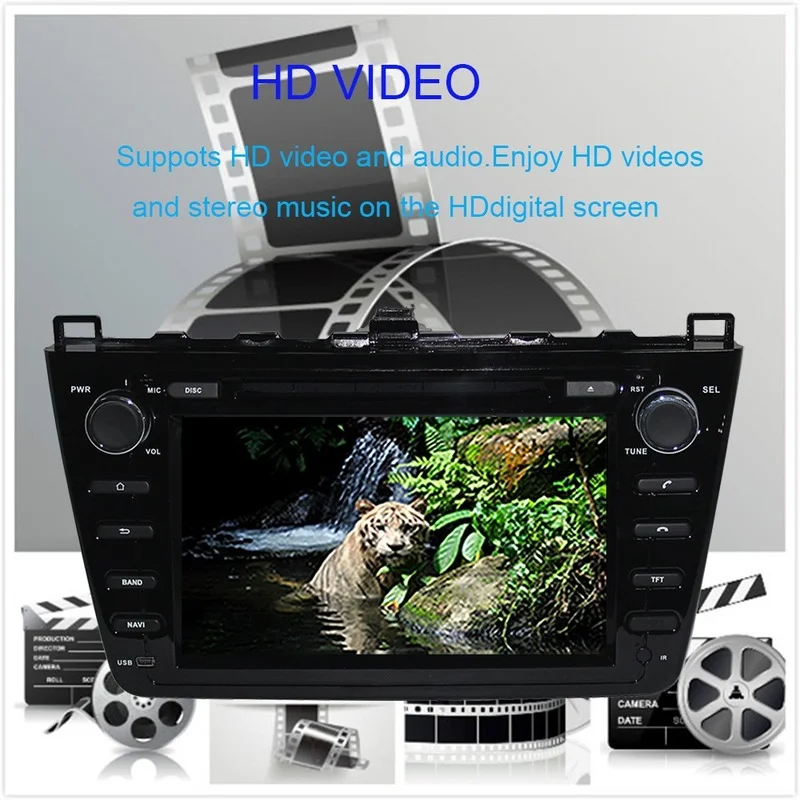 Android 10 0 Octa Core Автомобильный GPS-навигатор для Mazda6 Ruiyi/Ultra 2008-2012 автомобильный