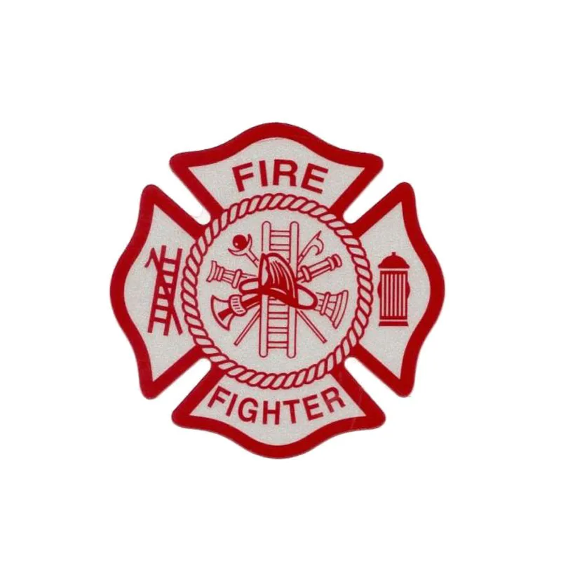 

Warning Fire Fighter Funny Decal PVC Car Sticker Cover Scratches Waterproof Car Window Body Decorative Stickers Accessories