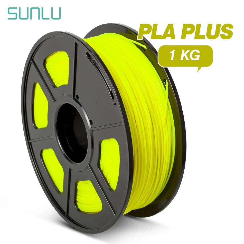 

SUNLU PLA Plus Filament For 3D Printer 1.75MM 1KG No Bubble Non-Toxic Bright Color Eco-Friendly Odorless Good Toughness