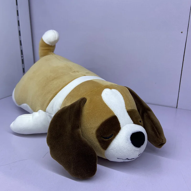 

2021 New Cartoon Dog Doll Stuffed Down Cotton Dog Plush Toy Gift For Children Creative Home Decorations