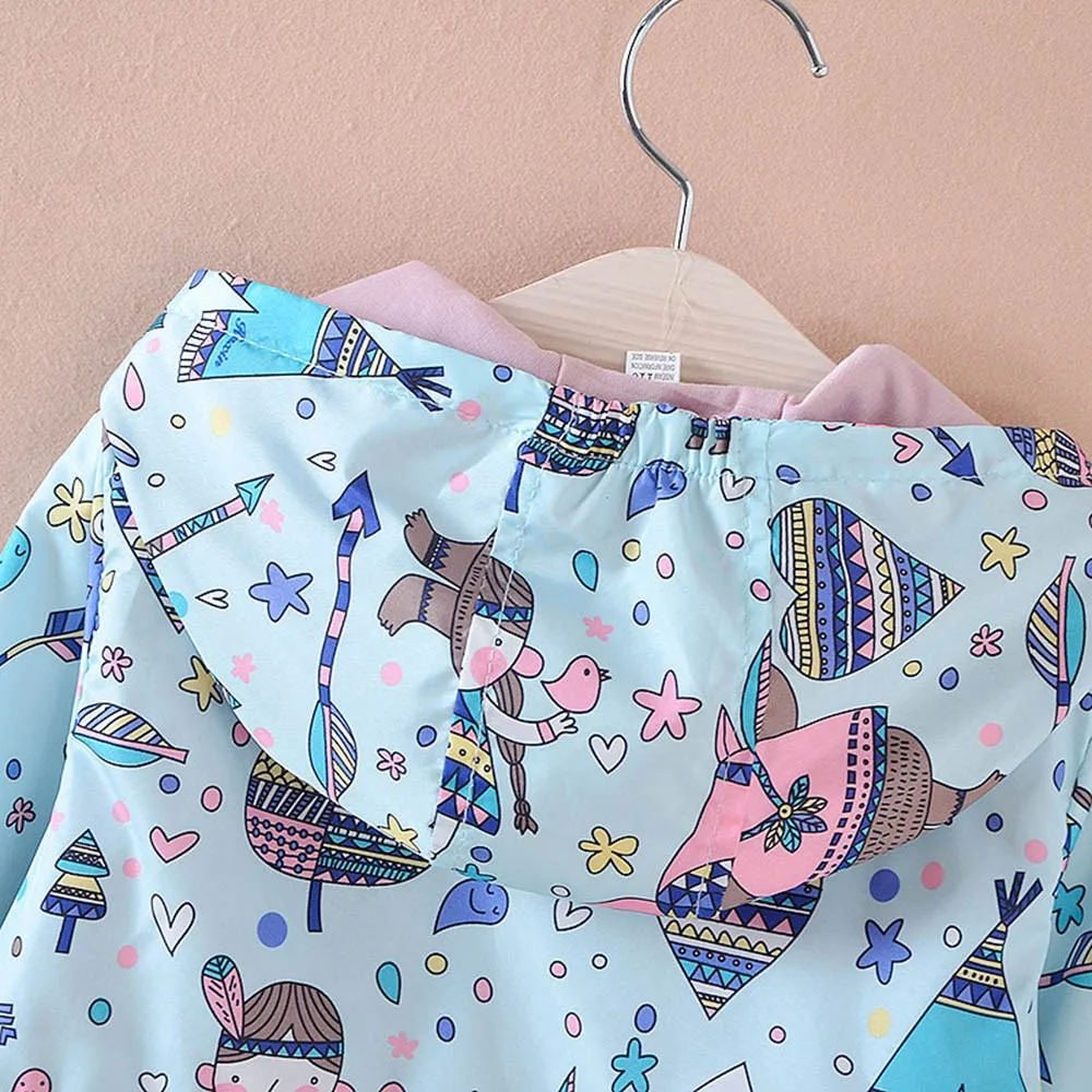 Детский Тренч с рисунком для мальчиков и девочек сезон весна осень Верхняя