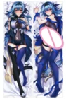 Наволочка для подушки Game Genshin Impact Eula Dakimakura, двусторонняя наволочка для подушки на все тело, наволочка для постельного белья 50x150 см