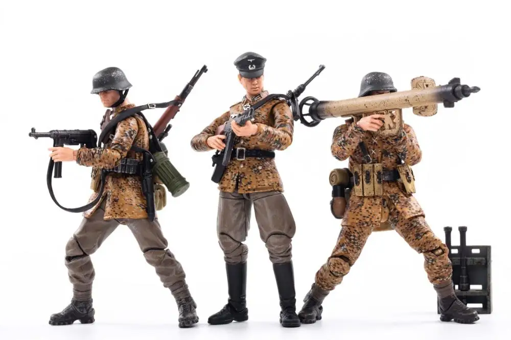 Экшн-фигурки JOYTOY JT0555 времен Второй мировой войны немецкий вермахт осень камуфляж