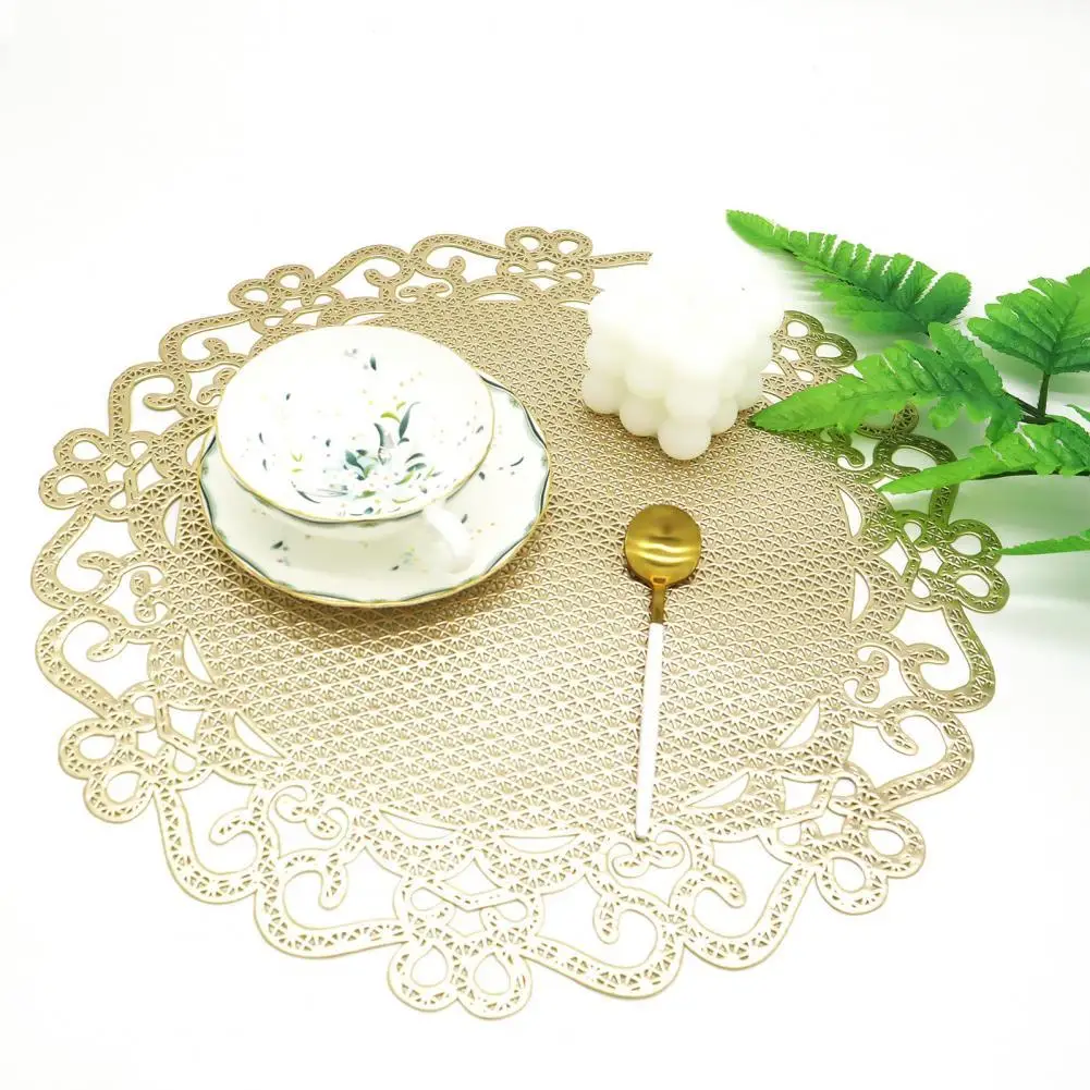 

Practical Place Mat Non-Slip 3 Colors Tableware Plates Mat Table Mat Place Mat