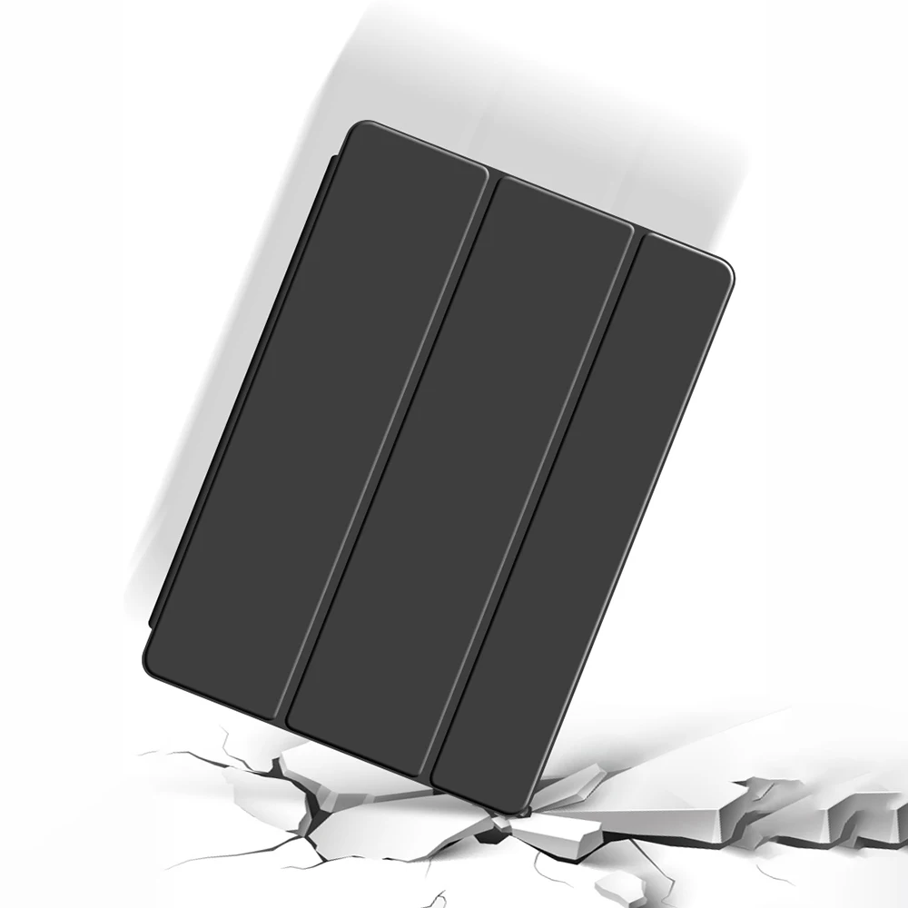 7-го поколения, трехслойный смарт-чехол, funda для iPad, 10,2 дюймов, Автоматический Режим сна/пробуждения, светильник, весовая подставка, силиконовый чехол, A2200, A2198, A2197