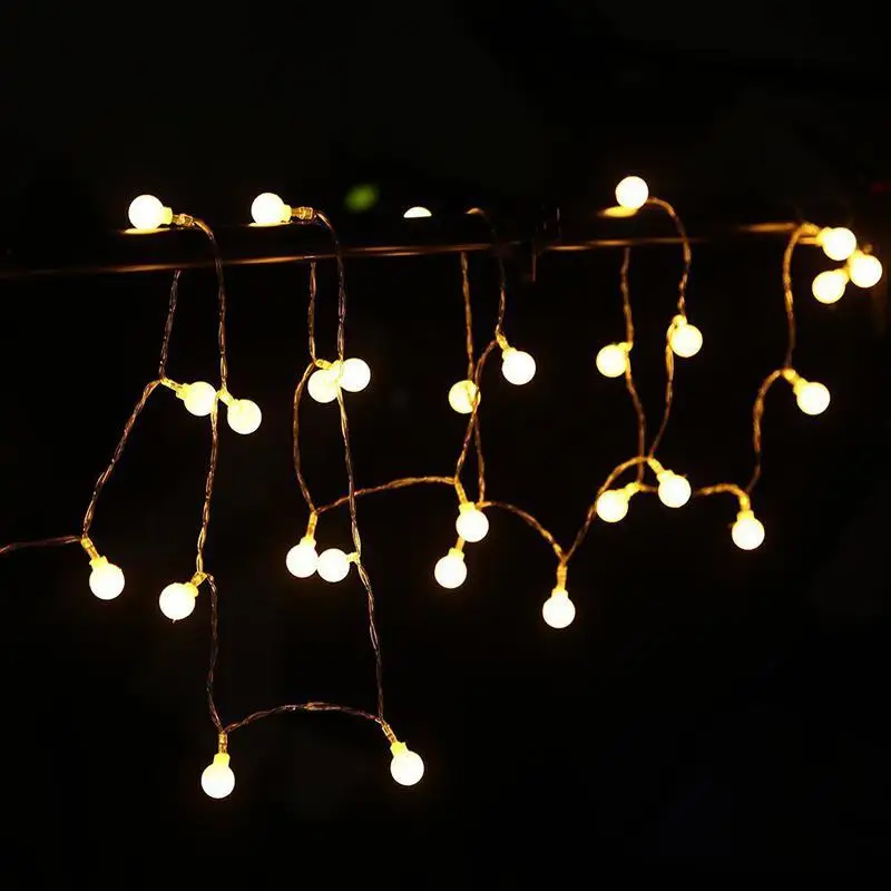 

1.5m/3m/5m LED String Lights Warm White Light Fairy Ball Lights Decorative Starry Lights for Bedroom Patio Parties Decor