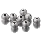 20 шт.партия, матовые бусины из нержавеющей стали, 46810 мм