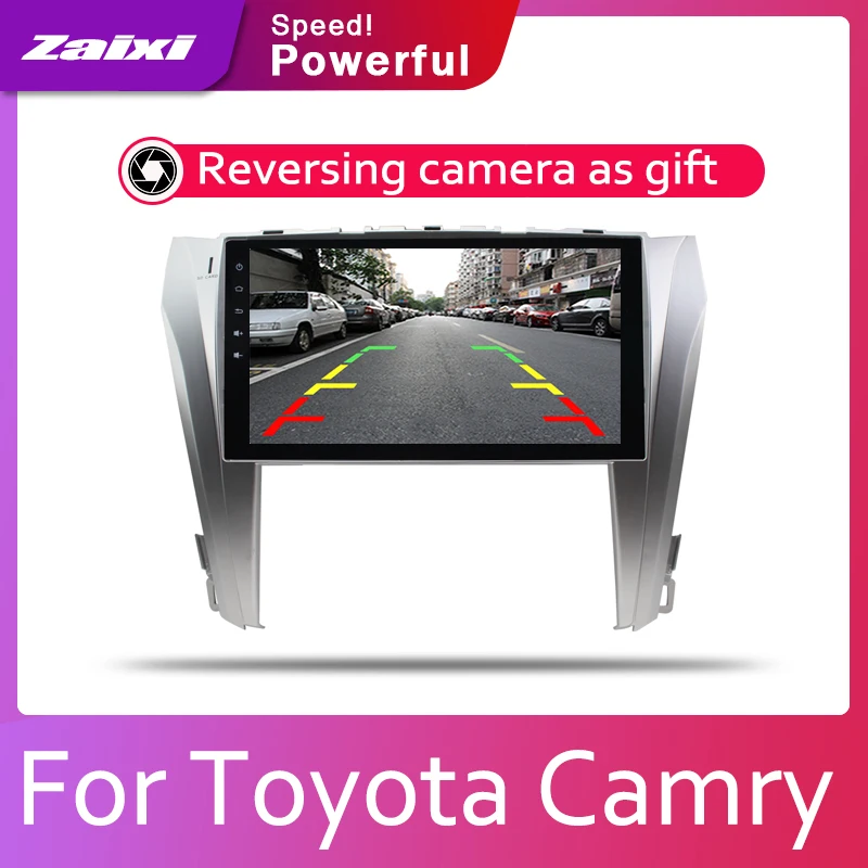 ZaiXi 2din автомобильный мультимедийный Android Автомагнитола для Toyota Camry Aurion 2011 ~ 2017