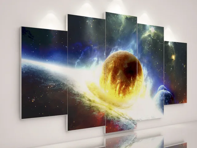 Картина на холсте Фэнтези мотивационный плакат абстрактное искусство Laminas Decorativas