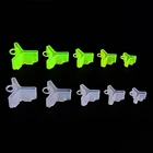 20 шт. 1 #2 #3, #4 #5 # разъемная застежка-молния тройными крючками Оболочка Чехол Безопасность протектор держателей карт чехол головные уборы крюк Покрытие оболочки рыболовные принадлежности