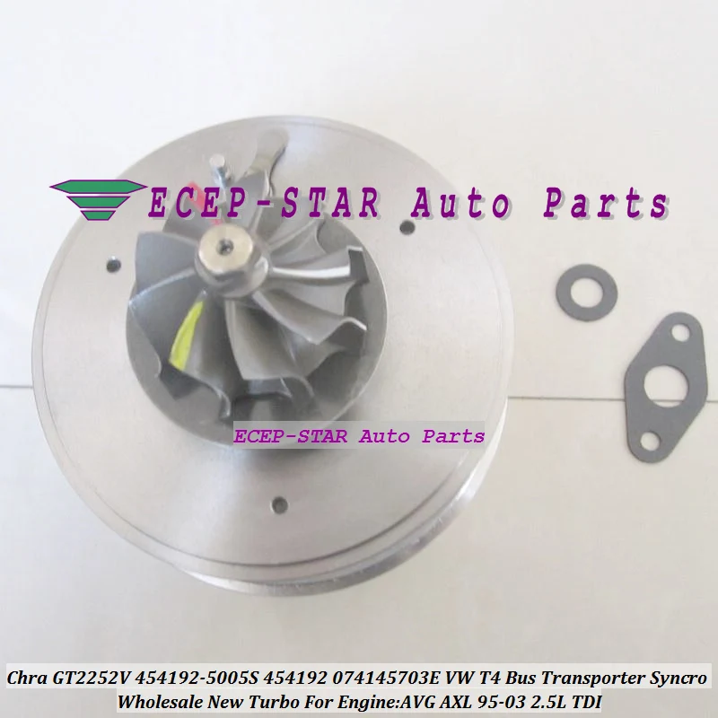 Турбокартридж CHRA GT2252V 454192 5006S 0005 0002 074145703GX V для VW T4 Transporter Syncro AVG AXL 2.5L|cartridge cap|cartridge