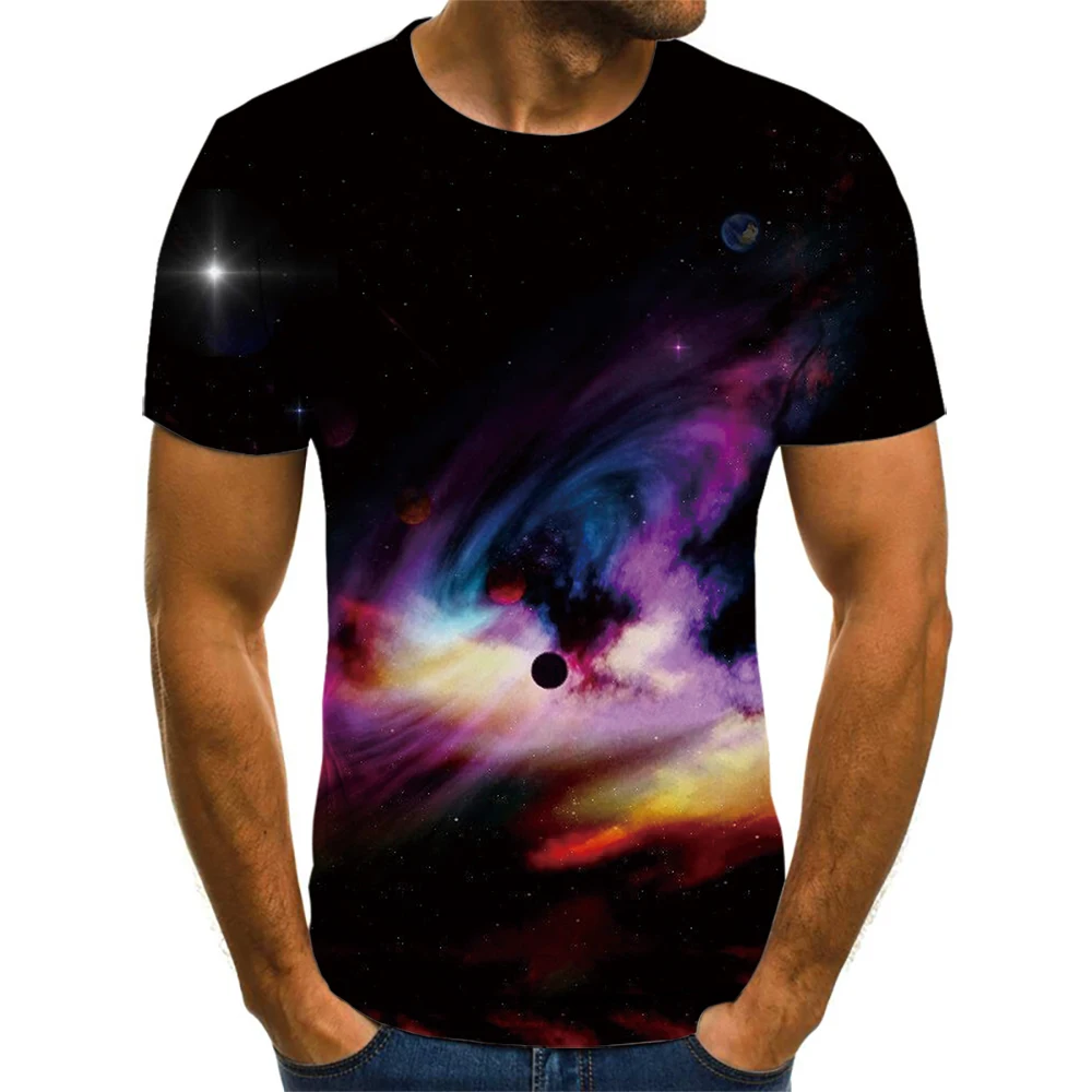 

2021 Summer 3D Printed T-Shirt Pop Funny And Novel Youth Vitality Casual Oversized T-Shirt o-Neck Hip Hop Short Sleeve Pullover
