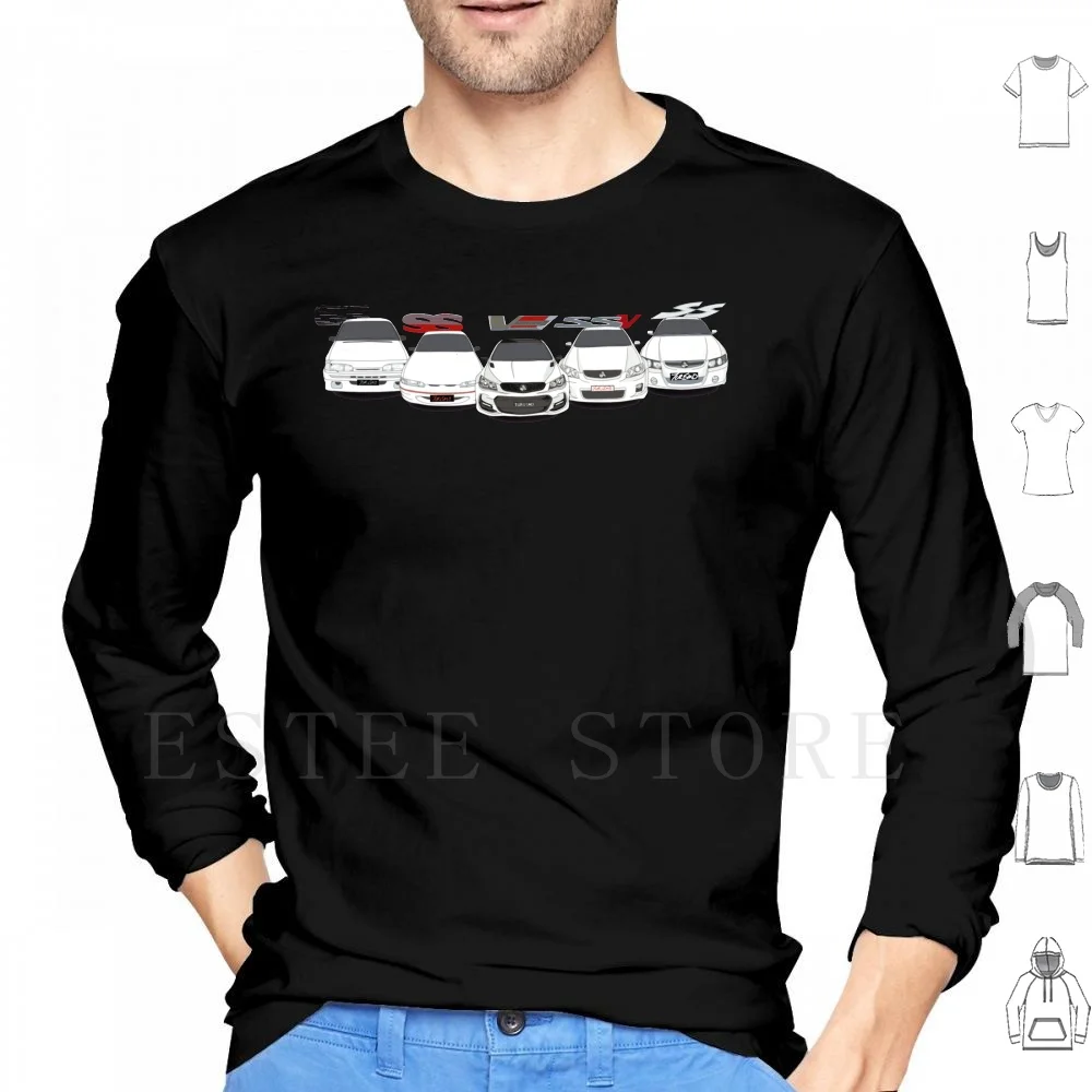 

The Evo Holden Commodore Ss Hoodies Holden Commodore Ss Ssv Redline Vl Vs Vz Ve Vf White Turismo Australia Gmh V8