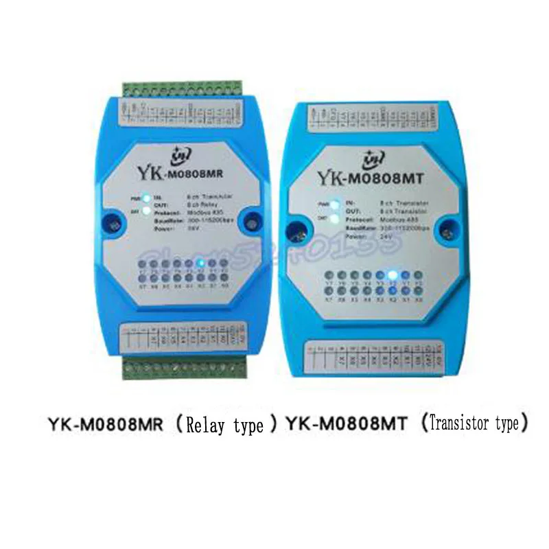 

Расширенный дистанционный коммутатор модуля ввода-вывода Modbus RTU PLC с 8 входами и 8 выходами связи RS485