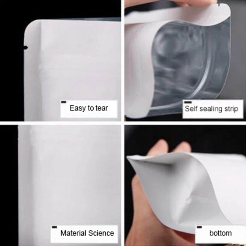 Белая фотобумага HARDIRON пакет из крафт бумаги на застежке для упаковки еды чая