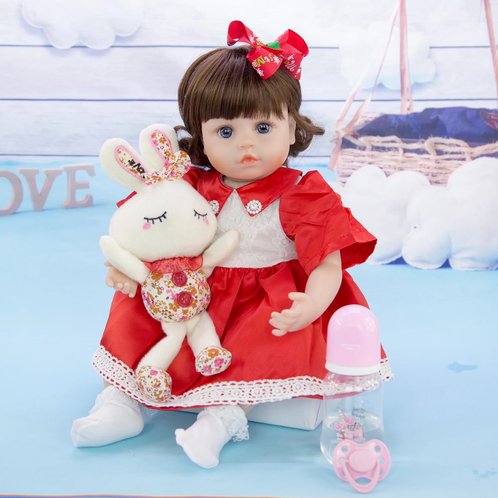 KEIUMI 18 ''Роскошная принцесса Reborn Baby Doll Мягкая силиконовая виниловая кукла