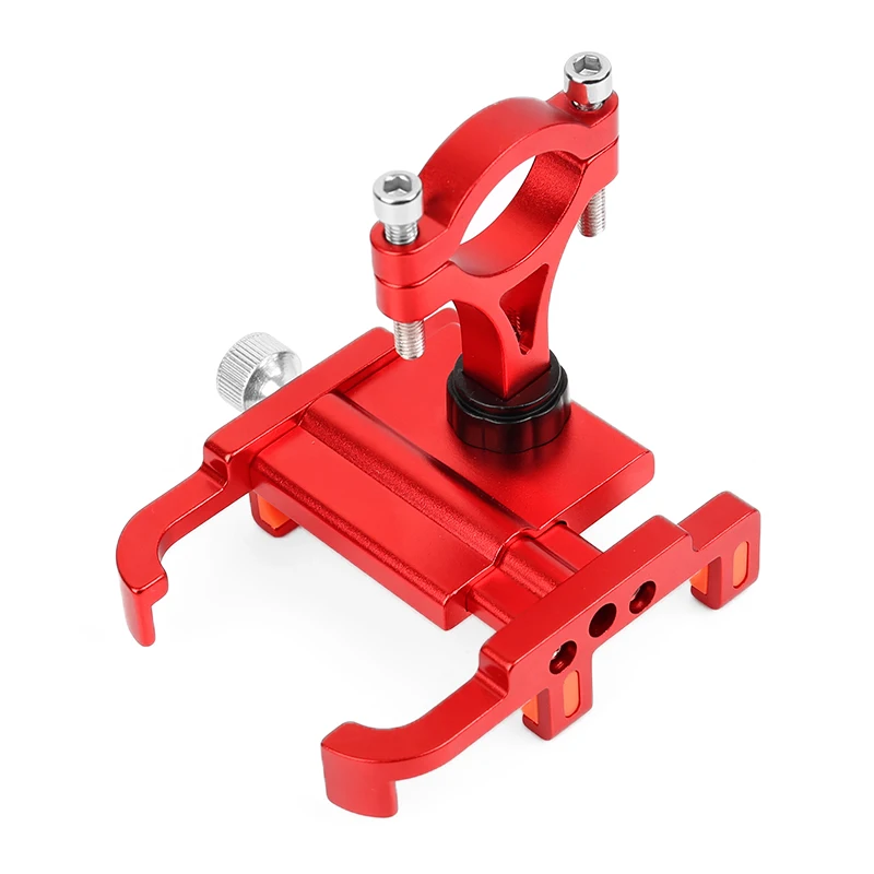 untoom aluminium alloy bike phone holder metal mtb bicycle motorcycle scooter handlebar stand mount for 3 5 to 7 0 smartphones free global shipping