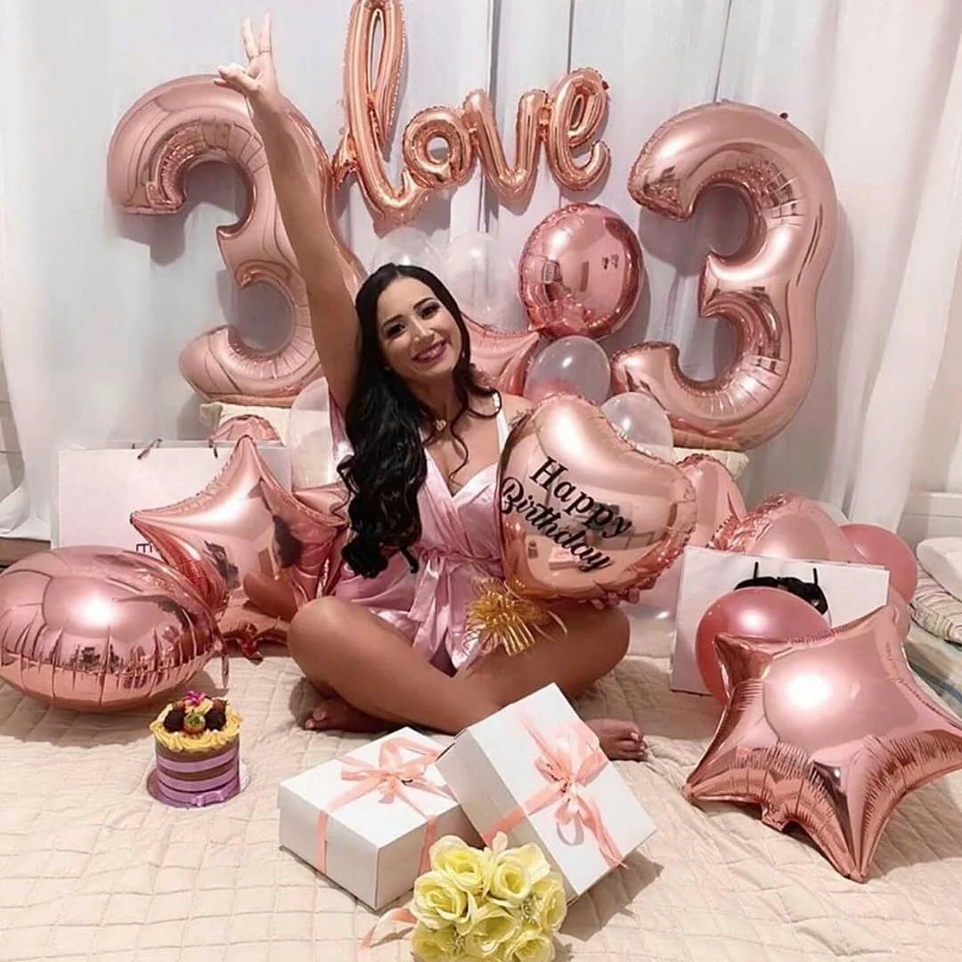 

Rose Gold Wedding Birthday Party Supplies Disposable Tableware Set Cake Stand Anniversary Event Party Decor Balloons