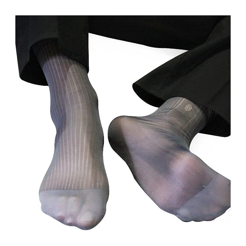 Облегающие мужские пикантные прозрачные носки Костюмные для деловых мужчин