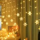 СВЕТОДИОДНАЯ Гирлянда-занавеска на окно, 3,5 м