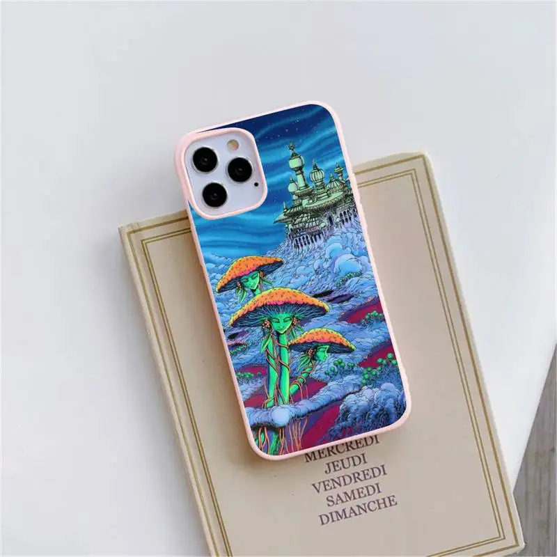 

Aesthetics Cute Cartoon alien space Phone Case Candy Color for iPhone 6 6S 7 8 11 12 XS X SE 2020 XR mini pro Plus MAX funda