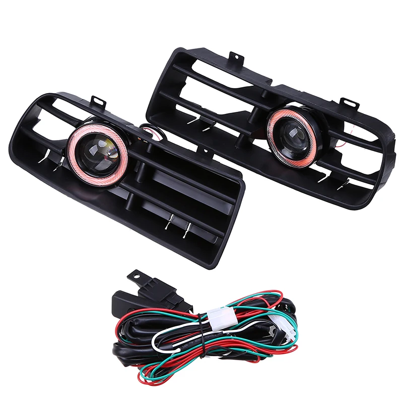 POSSBAY белый/красный/синий туман светильник переднего бампера Ангельские глазки