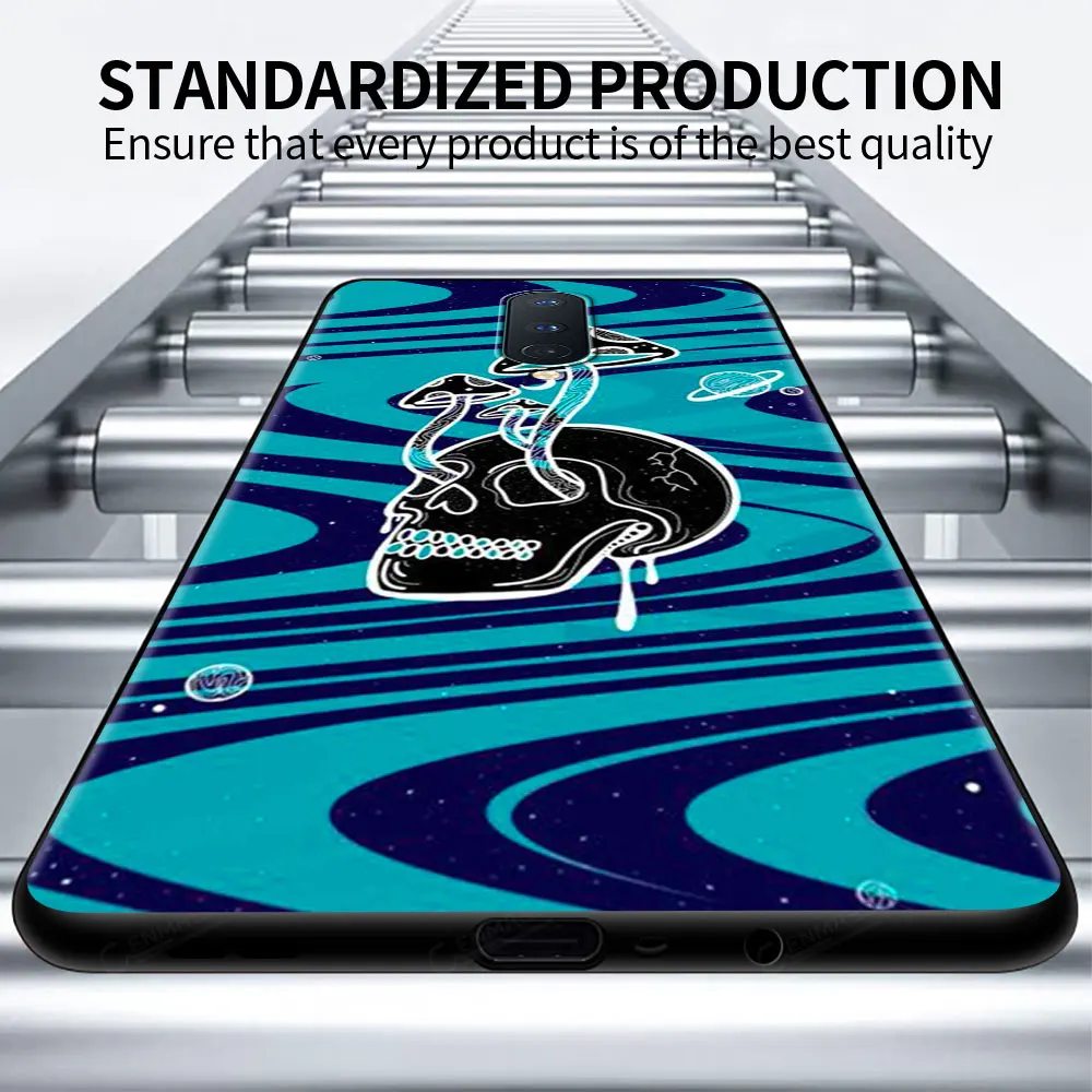 Мягкий чехол для OnePlus 8T 7 9 8 Pro Nord 2 Z N10 5G 9R N100 7T 6T N200 CE Черный силиконовый телефона