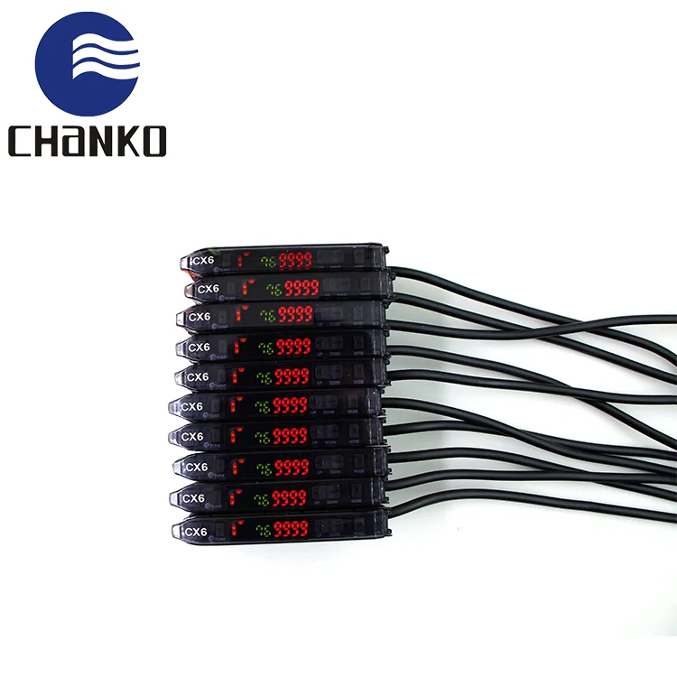 

Modern Design Digital Display Fiber photoelectric switch sensor