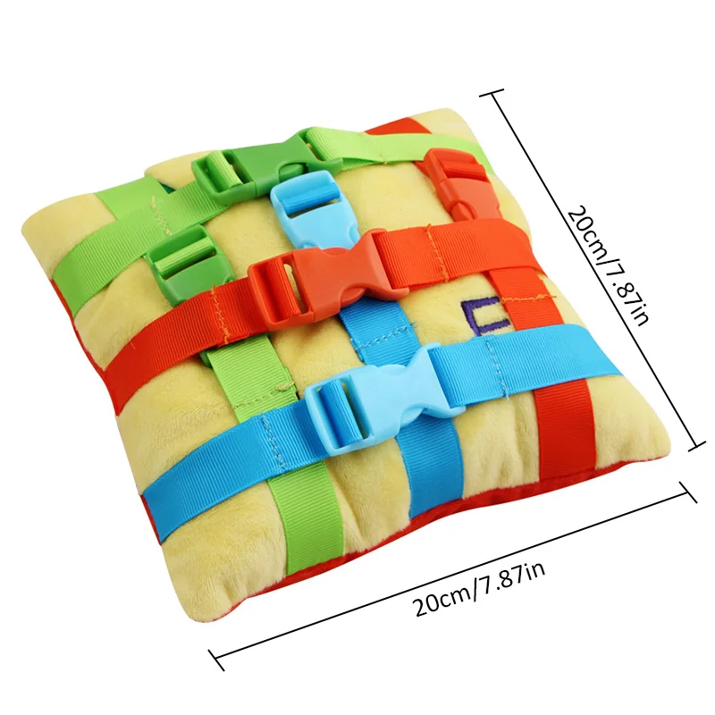 

Kids Early Educational Color Matching toys Baby Basic Life Skill Training Birthday Montessori Buckle Baby Montessori Toys