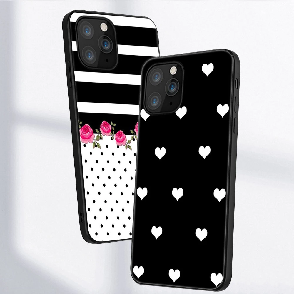

Heart Love Case For iPhone 11 12 Pro Max Mini Back for iPhone X XR XS MAX 7 8 6 6S Plus 5S SE 2020 Soft Silicone TPU Phone Funda