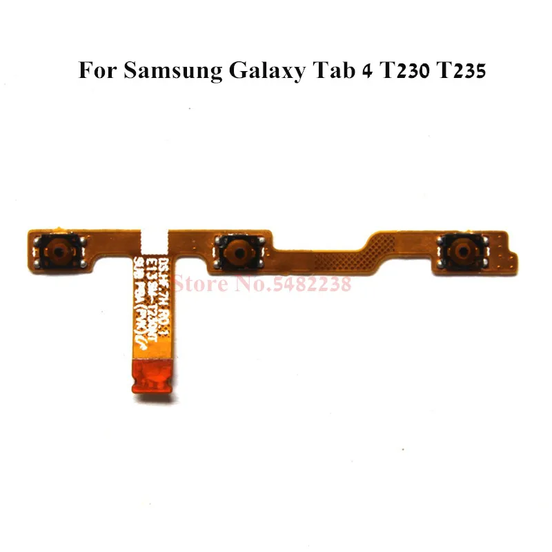 

Оригинальные боковые кнопки питания гибкий кабель для Samsung Galaxy Tab 4 T230 T235 ВКЛ./ВЫКЛ. Громкости аудио + кнопки управления FPC запчасти