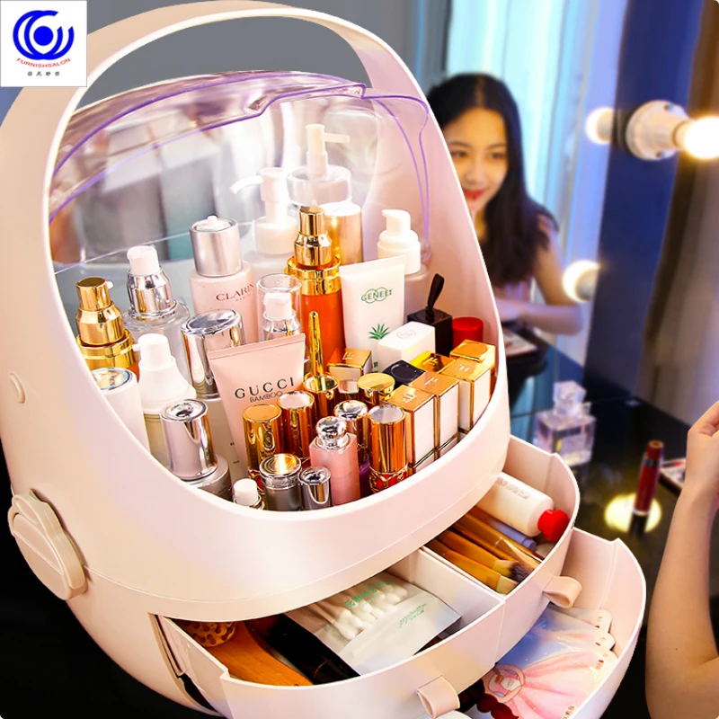 Органайзер для косметических чеков пылезащитный Настольный органайзер хранения