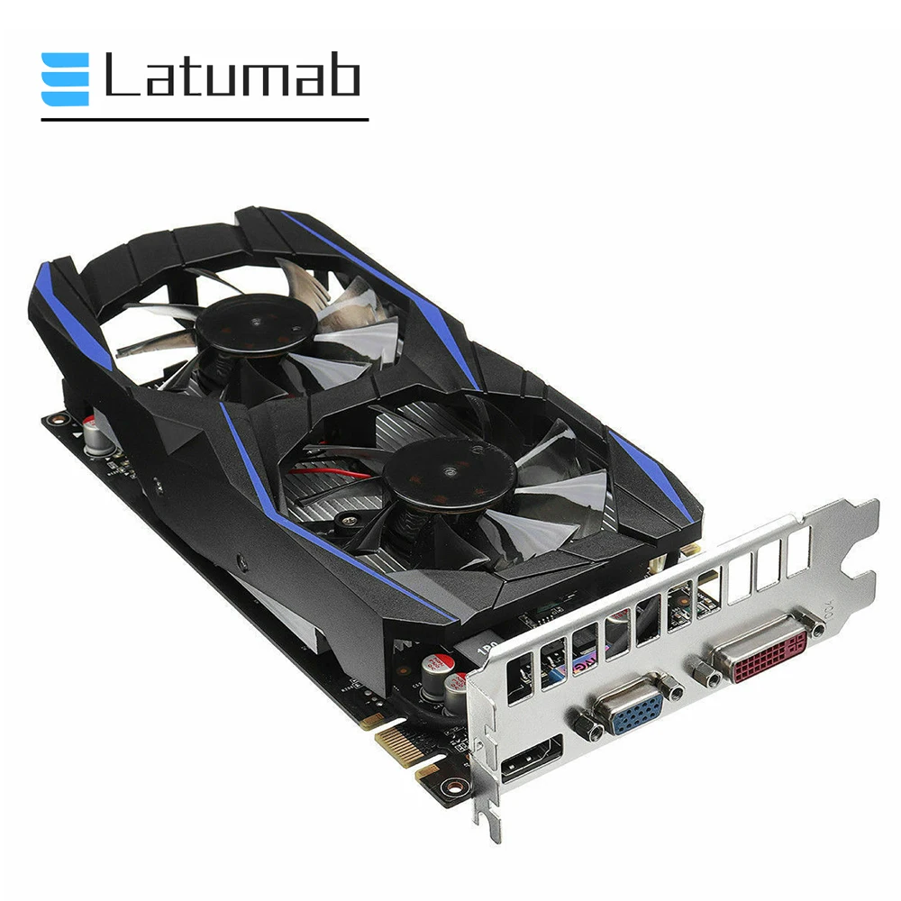 Видеокарта Latumab для GTX960 4G DDR5 128bit настольная видеокарта HDMI DVI VGA выход игровая