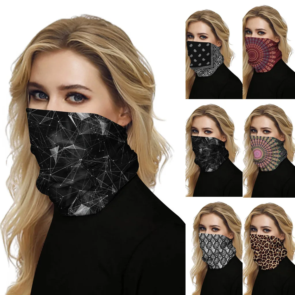Hiking Scarves Men Polyester Breathable Collar Windproof Anti UV Neck Cover Face Mask Fishing Hunting Cycling Bandana April 30th|Шарфы| |