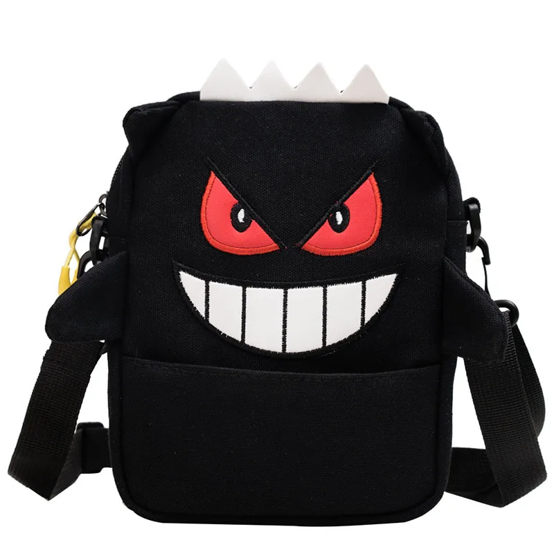 

Hot Sale Original Cute Pikachu Fashion Pokemon Cartoon Canvas Phone Messenger Bag Shoulder Bag Children's Birthday Gifts Toys