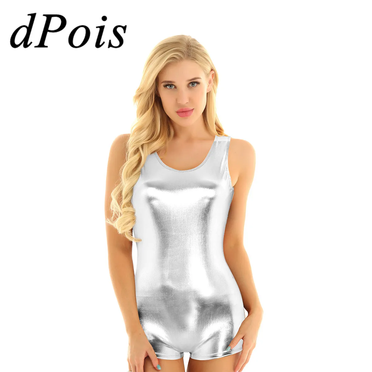 Для женщин для гимнастики без рукавов девочек гимнастический костюм трико