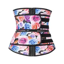 Corset modelant à motif Rose pour femmes, ceinture amincissante pour le ventre et modelage du corps, cintré à la taille, grande taille, nouvelle collection S 6XL  (4)